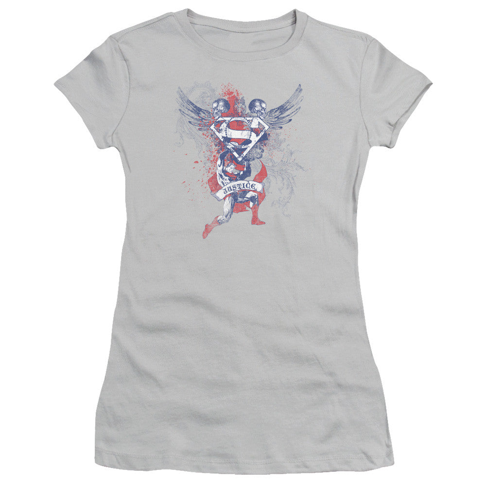 Juniors Sheer Cap Sleeve