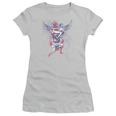 Juniors Sheer Cap Sleeve