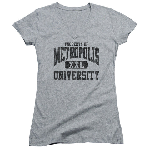 Juniors Sheer Cap Sleeve V-Neck