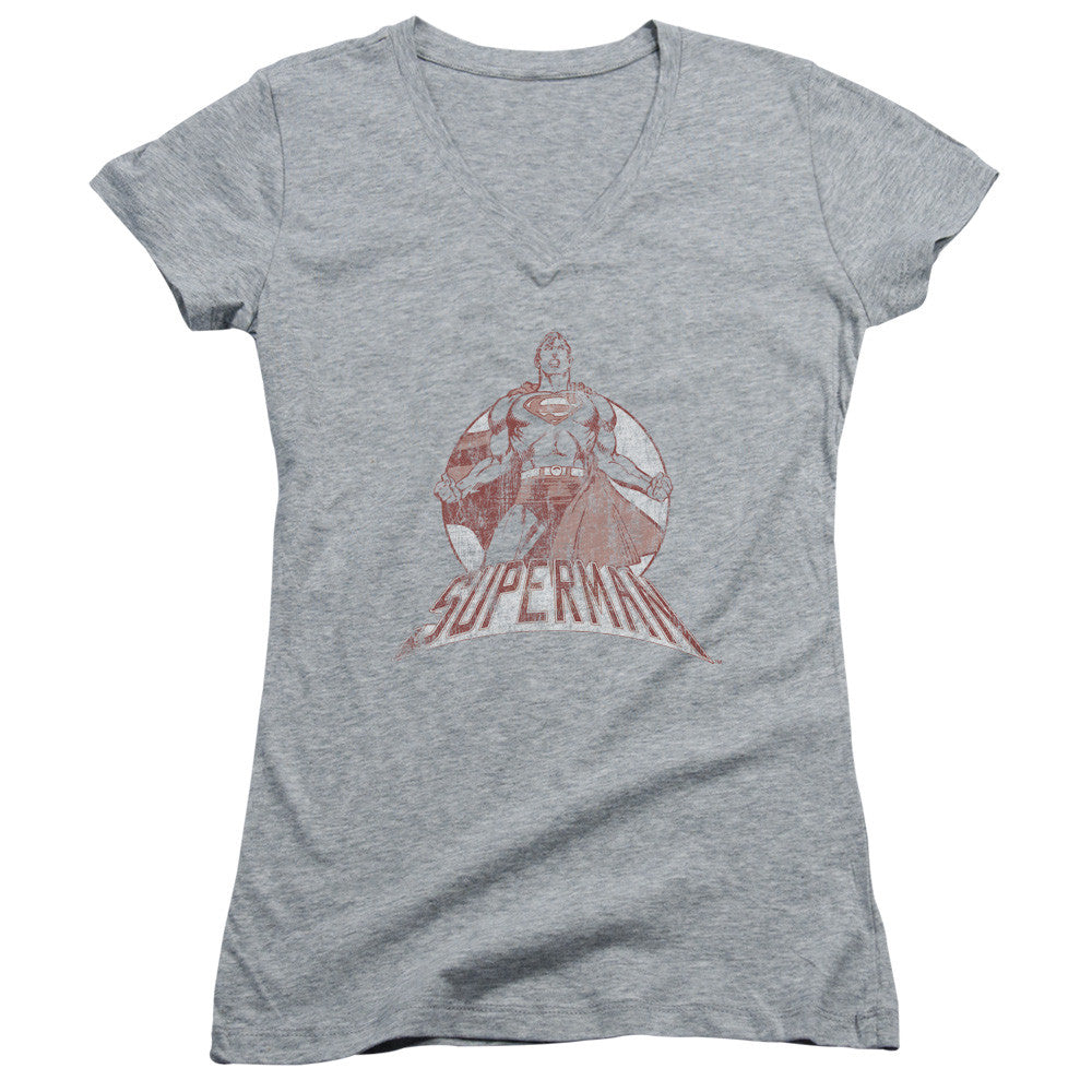 Juniors Sheer Cap Sleeve V-Neck