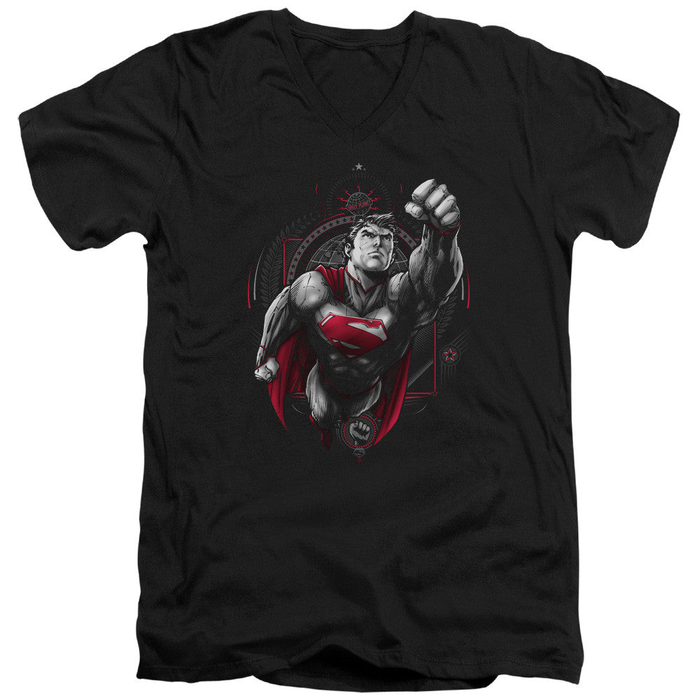 Adult Slim Fit V Neck