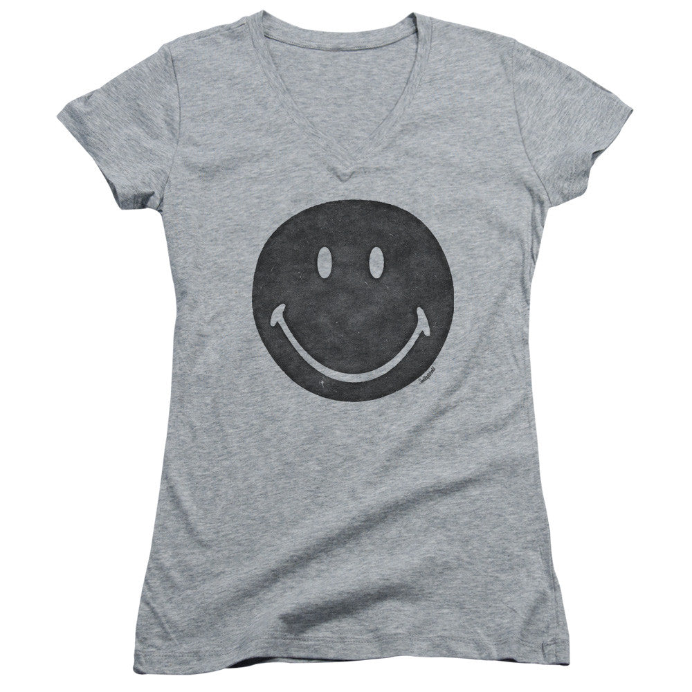 Juniors Sheer Cap Sleeve V-Neck