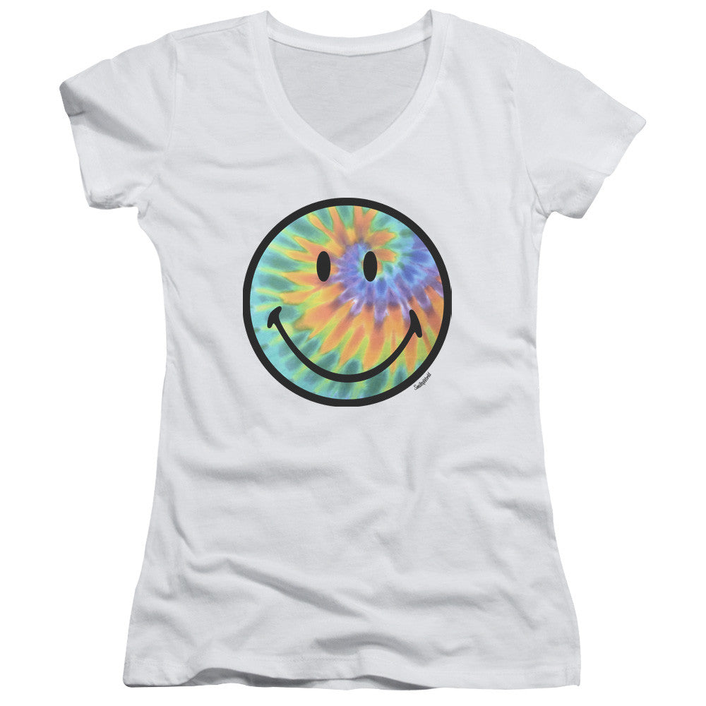 Juniors Sheer Cap Sleeve V-Neck