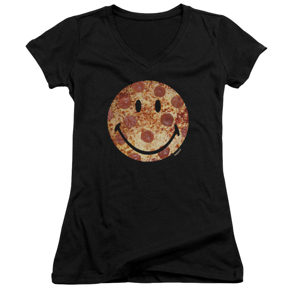 Juniors Sheer Cap Sleeve V-Neck