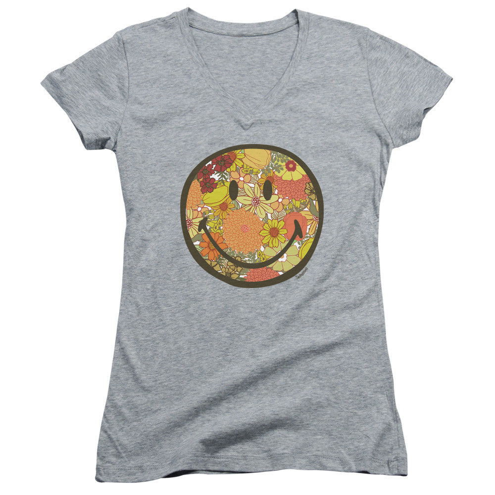 Juniors Sheer Cap Sleeve V-Neck