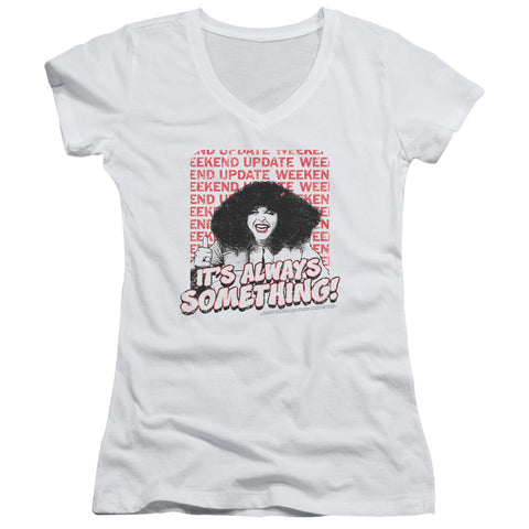 Juniors Sheer Cap Sleeve V-Neck