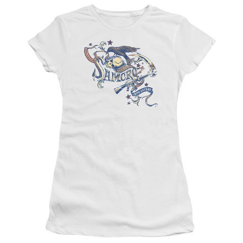 Juniors Sheer Cap Sleeve