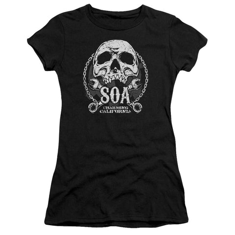 Juniors Sheer Cap Sleeve