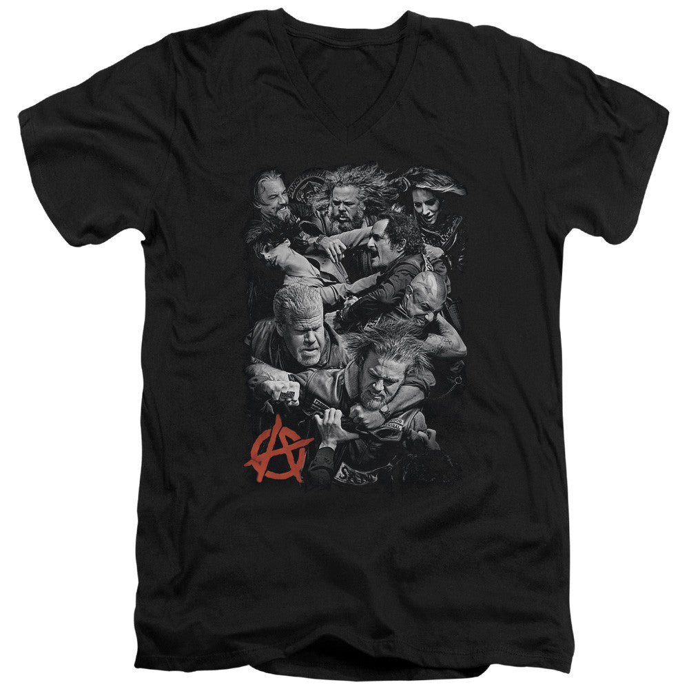 Adult Slim Fit V Neck