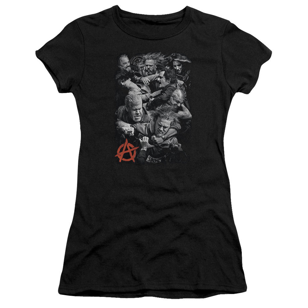 Juniors Sheer Cap Sleeve