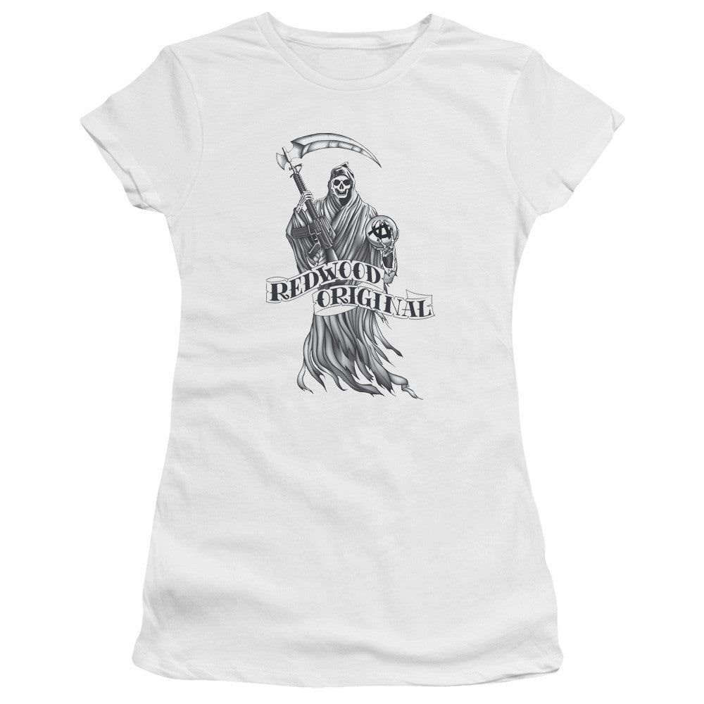 Juniors Sheer Cap Sleeve