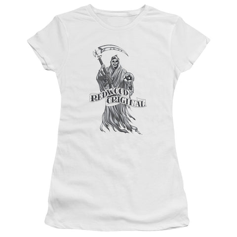 Juniors Sheer Cap Sleeve