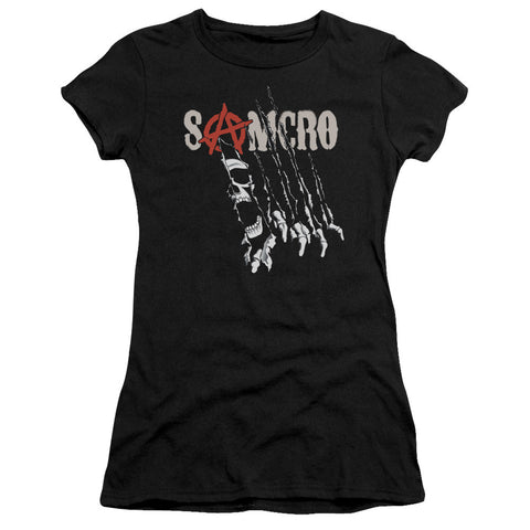 Juniors Sheer Cap Sleeve