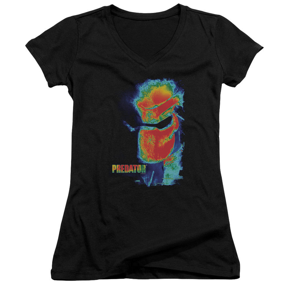 Juniors Sheer Cap Sleeve V-Neck