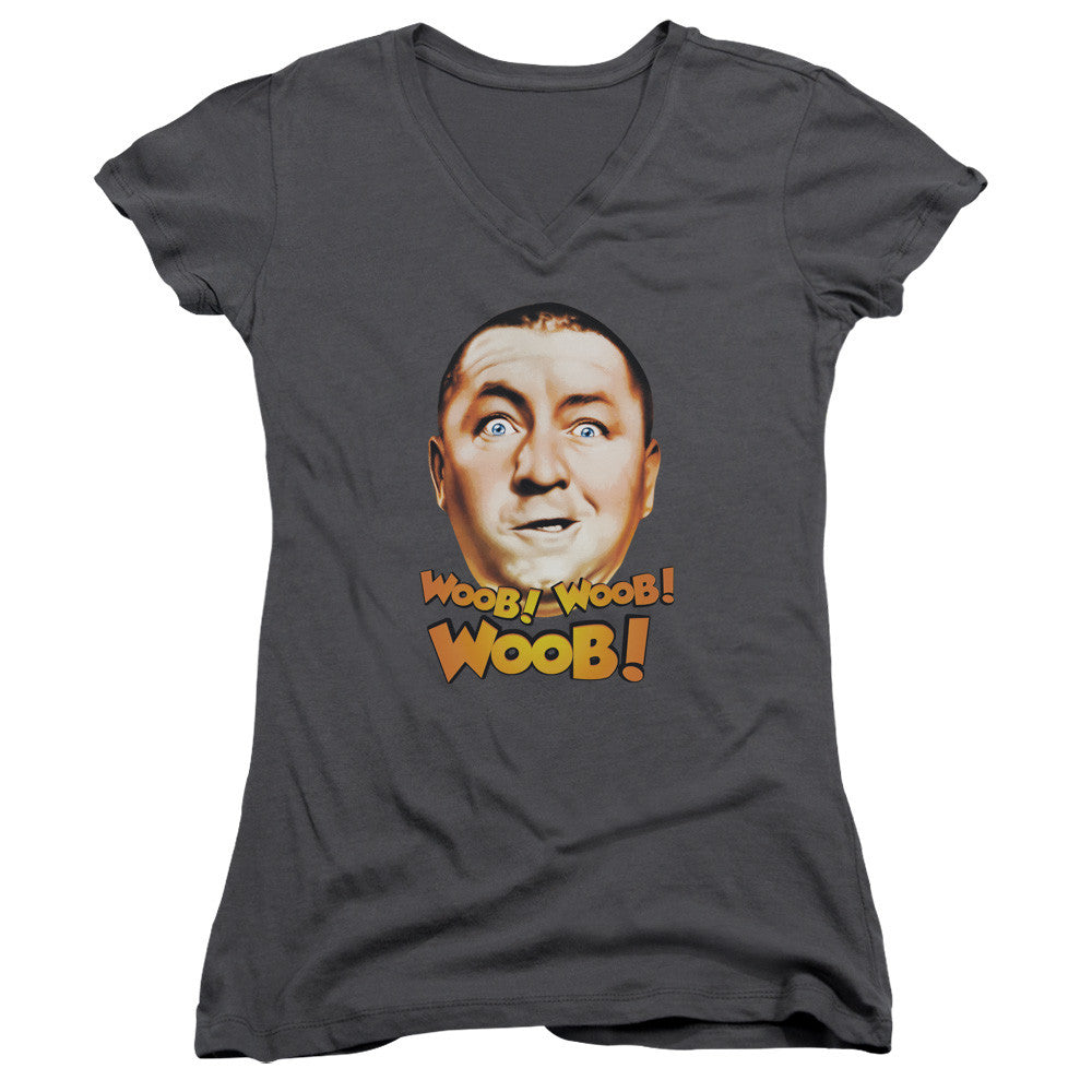 Juniors Sheer Cap Sleeve V-Neck