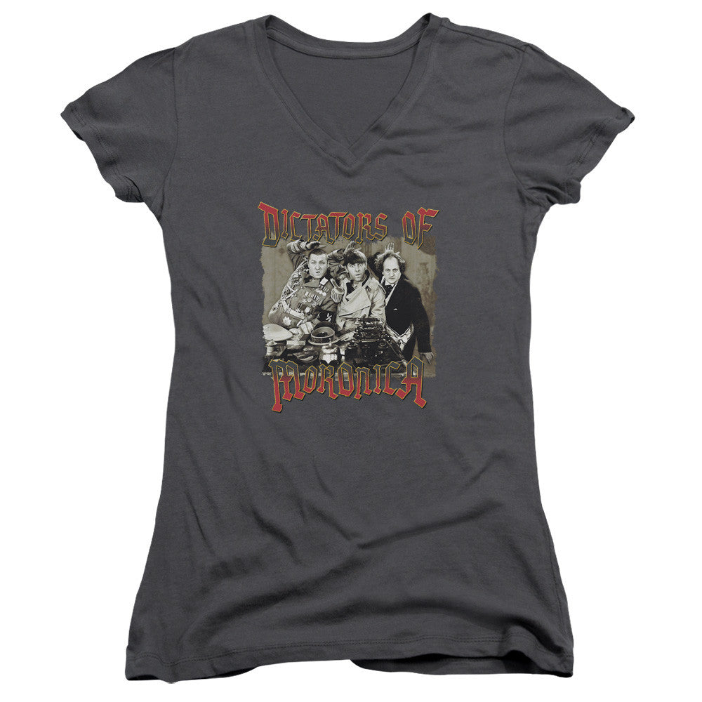 Juniors Sheer Cap Sleeve V-Neck