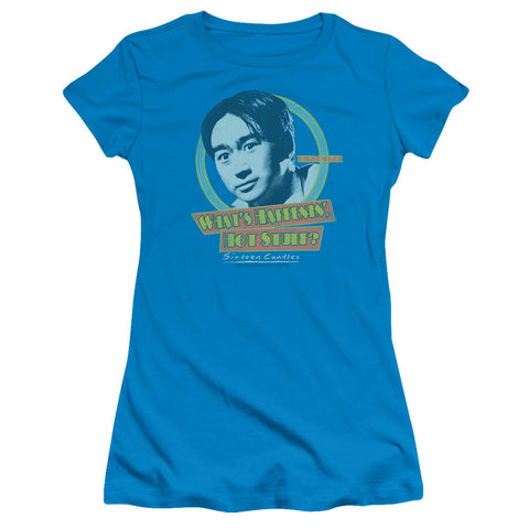 Juniors Sheer Cap Sleeve