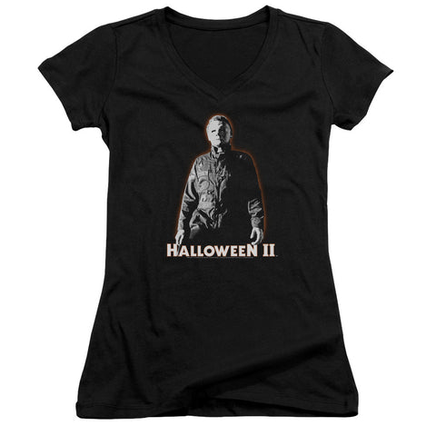 Juniors Sheer Cap Sleeve V-Neck