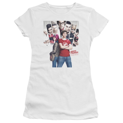 Juniors Sheer Cap Sleeve