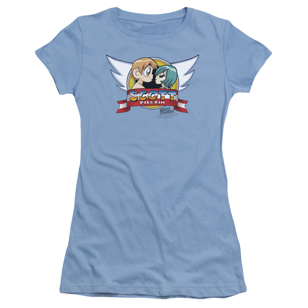 Juniors Sheer Cap Sleeve