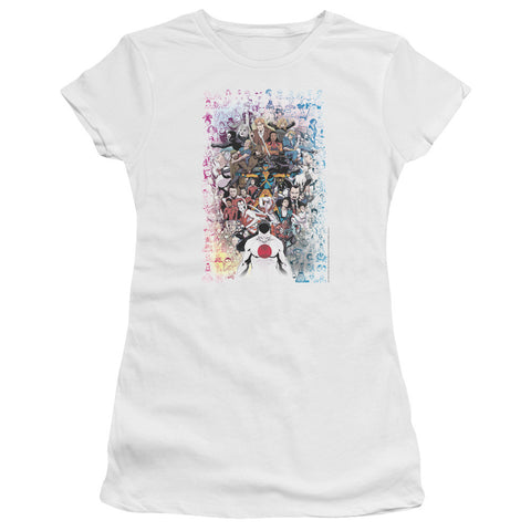 Juniors Sheer Cap Sleeve