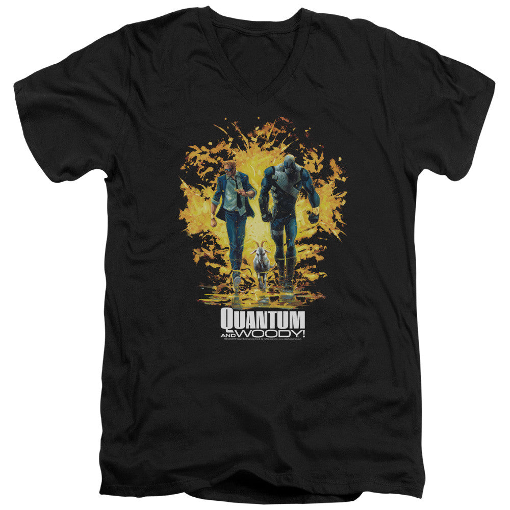 Adult Slim Fit V Neck