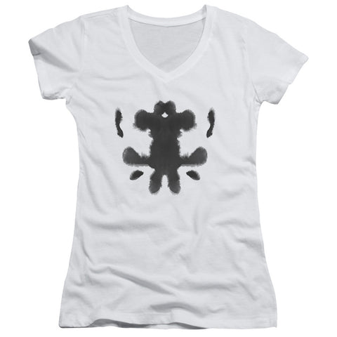 Juniors Sheer Cap Sleeve V-Neck