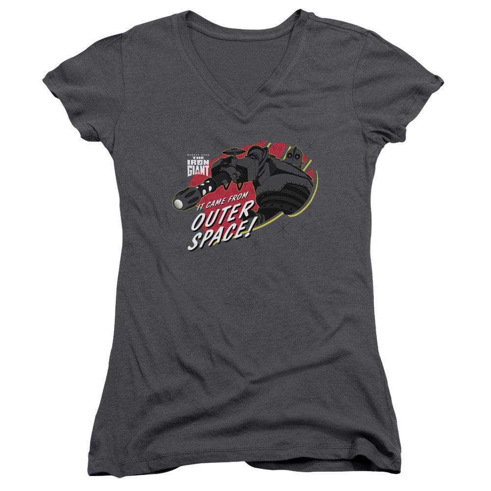 Juniors Sheer Cap Sleeve V-Neck