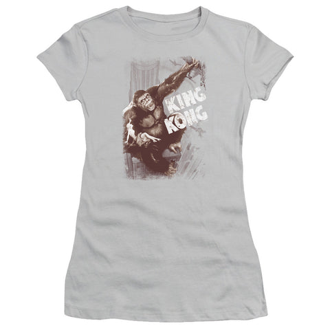 Juniors Sheer Cap Sleeve