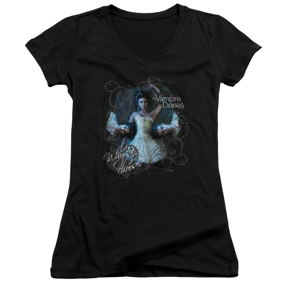 Juniors Sheer Cap Sleeve V-Neck