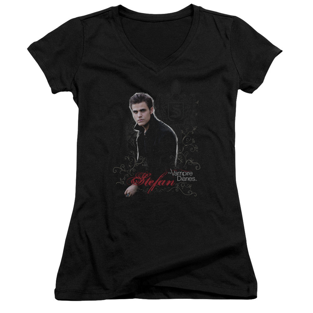 Juniors Sheer Cap Sleeve V-Neck