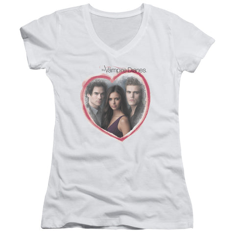 Juniors Sheer Cap Sleeve V-Neck