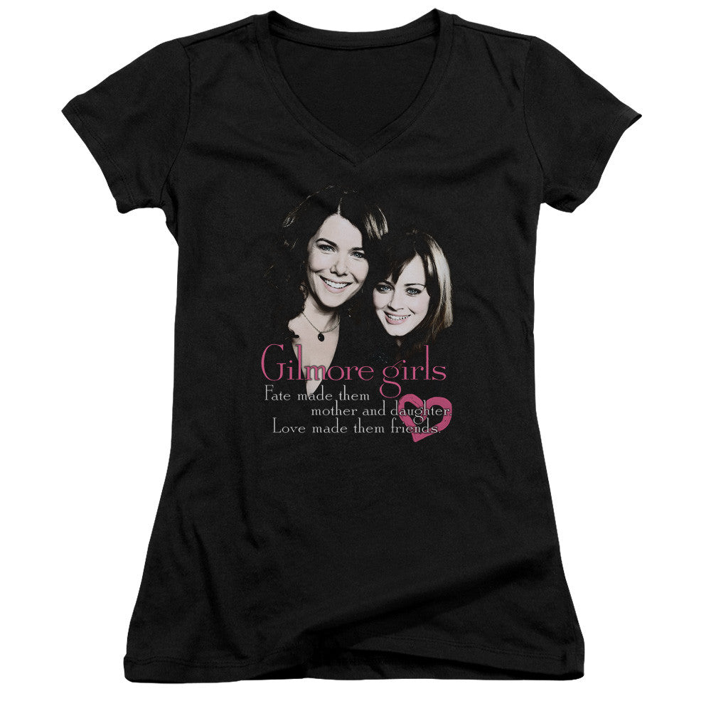 Juniors Sheer Cap Sleeve V-Neck