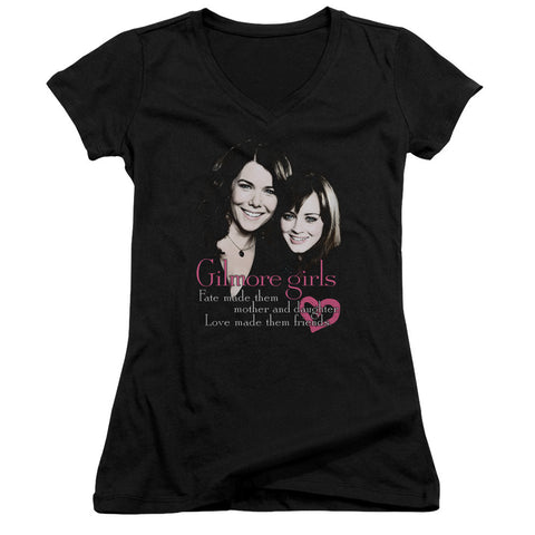 Juniors Sheer Cap Sleeve V-Neck