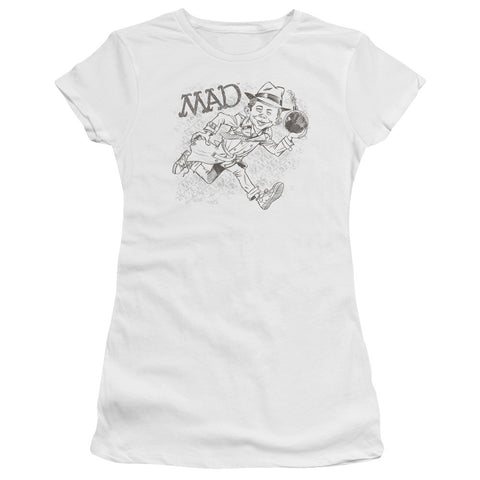 Juniors Sheer Cap Sleeve