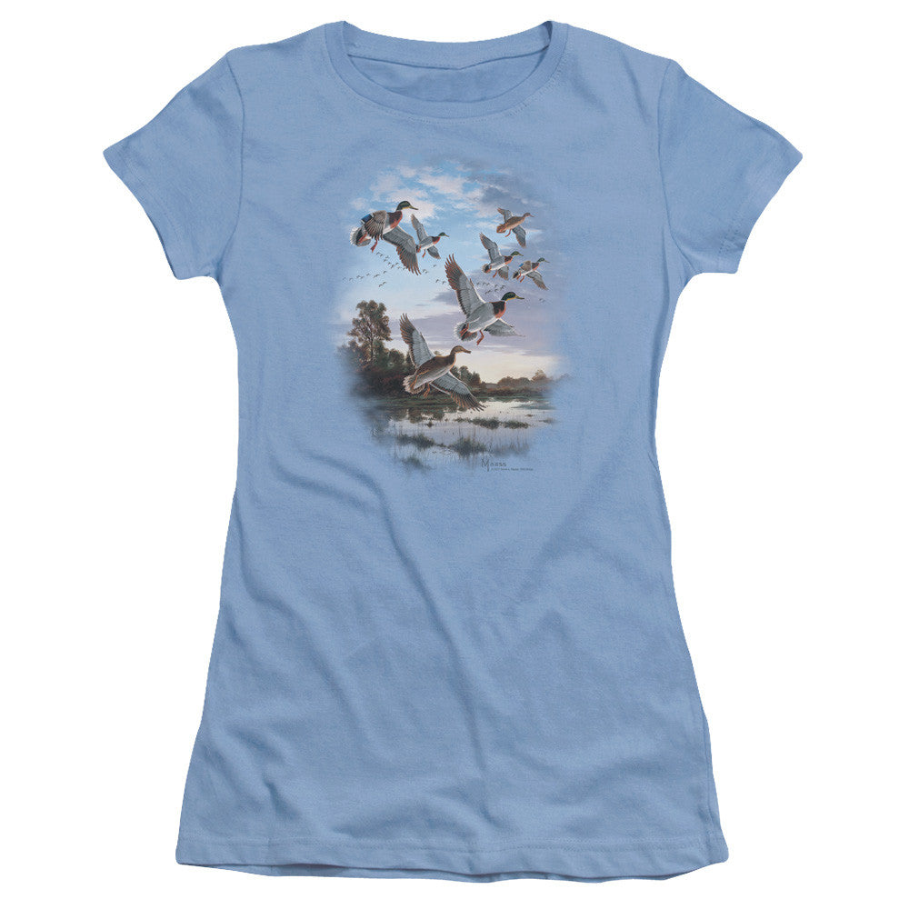 Juniors Sheer Cap Sleeve