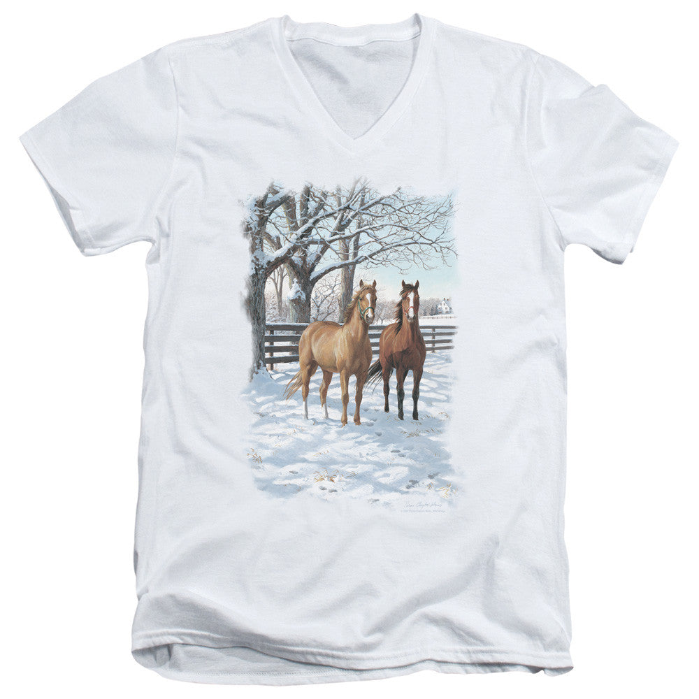 Adult Slim Fit V Neck